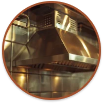 Coifas metálicas e tubulações em aço galvanizado e cobre